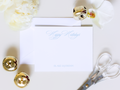 Personalized Happy Holidays Stationery | Elegant Holiday A2 Notecards with Envelopes | Script Holiday Cards | Set of 10